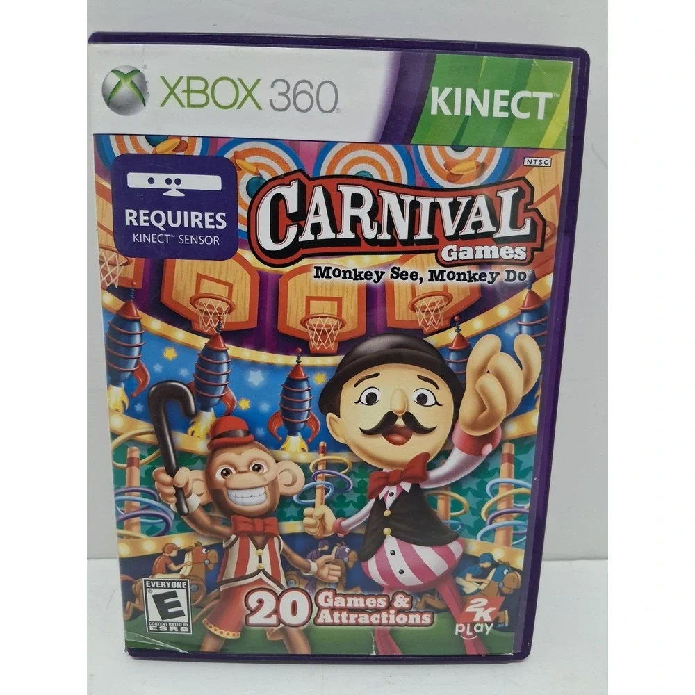 Carnival Games: Monkey See, Monkey Do (Microsoft Xbox 360, 2011)